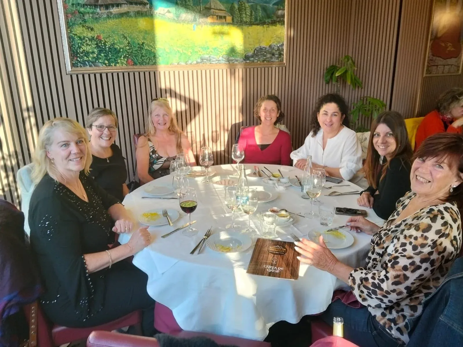 Photograph 1 of 2, Social event to celebrate the closing of the art exhibition