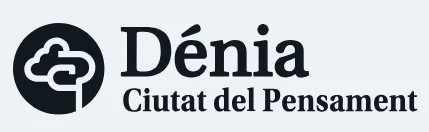 The logo of Dénia, Ciutat del Pensament